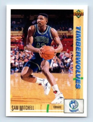 1991-92 Upper Deck Sam Mitchell Minnesota Timberwolves #309 - Image 1 of 2