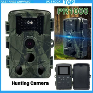 Outdoor 36MP Trail Wildlife Camera HD Trap Game Hunting Cam PIR HD Night Vision