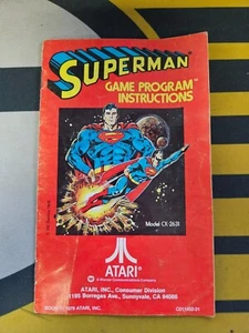 NUR HANDBUCH - Superman (1979 Atari 2600) Original - Bild 1 von 1