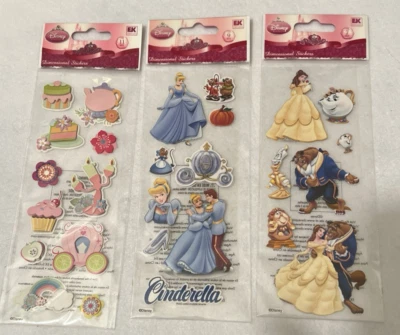 Disney Princesses- Princess Icons, Cinderella, Beauty & the Beast-RARE! HTF! - Image 1 of 4