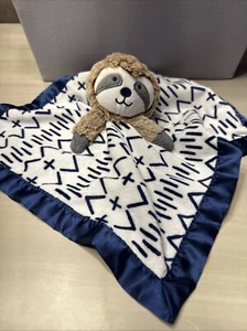 Cloud Island SLOTH Baby security Blanket tan navy blue white Target - Bild 1 von 10