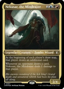 MTG NEKUSAR, THE MINDRAZER 587 FOIL ETCHED EXC - NEKUSAR, IL DISTRUTTORE - CMM - Picture 1 of 1
