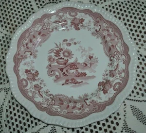 SPODE Archive Collection REGENCY SERIES MAY Dinner Platte Handengraved Pink 10.9 - Picture 1 of 2