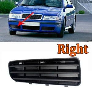 Right Front Bumper Fog Light Cover Grille Cap For Skoda Octavia A4 MK1 2001-2011 - Picture 1 of 3