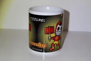 Cozumel Javi Molner Calaveritas 12 oz Ceramic Coffee Mug - Picture 1 of 9