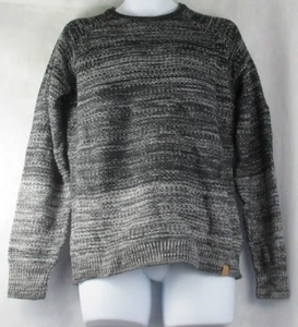 Weatherproof Vintage Men's Ombre Roll Crew-Neck Pullover Sweater, Black, Small - Picture 1 of 2