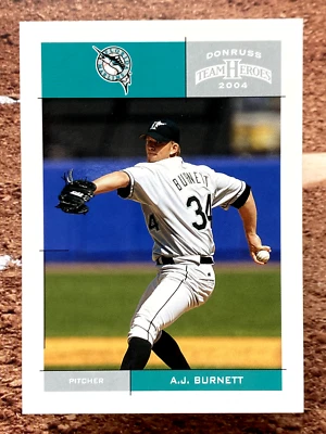 2004 Donruss Team Heroes A.J. Burnett #175 - Image 1 of 2