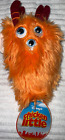 Disney Store Chicken Little Kirby 8” Orange 3 Eyes Alien Stuffed Plush Rare A3