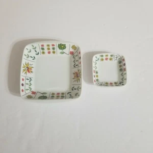 2 Rosenthal Germany Studio Linie Berlin Baumann Pucci Dishes Floral Trinket Dish - Picture 1 of 12