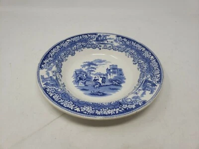 Tazón de sopa de transferencia J & M P Bell & Co Hawking Blue #2 Foto 1 de 4