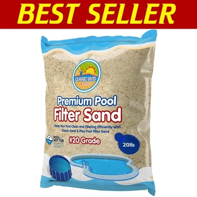 Clog-Free 20 lbs Premium Sand for Above & Inground Pools - Extend Filter Life - Image 1 of 4
