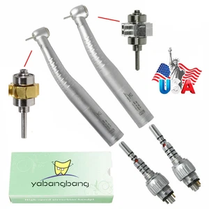 Pieza de mano dental de fibra óptica de alta velocidad estilo KaVo 4/6 agujeros LED acoplamiento rápido SK - Imagen 1 de 37