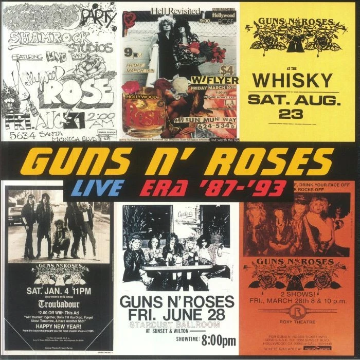 GUNS N ROSES - Live Era 87-93 (remastered) - Vinyl (4xLP) - Image 1 of 1