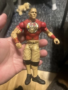 Mattel WWE John Cena Wrestling Action Figure Red Shirt Never Give Up 2013 - Picture 1 of 6