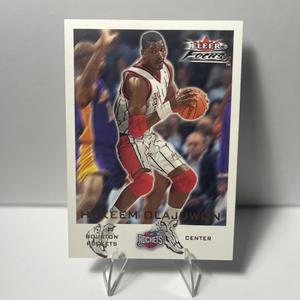 2000-01 Fleer Focus - Hakeem Olajuwon #30 - Image 1 of 2