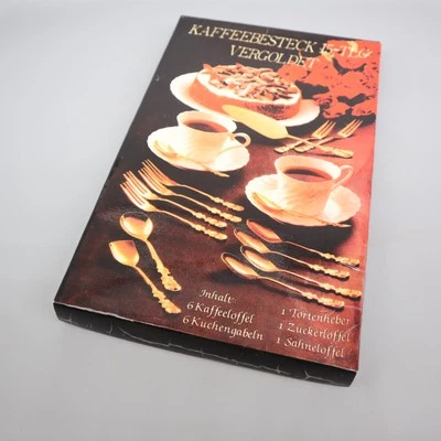 Hildesheimer Rose ~ Kaffeebesteck 15-tlg ~ vergoldet ~ Japan-Design ~ NEU in OVP - Bild 1 von 4