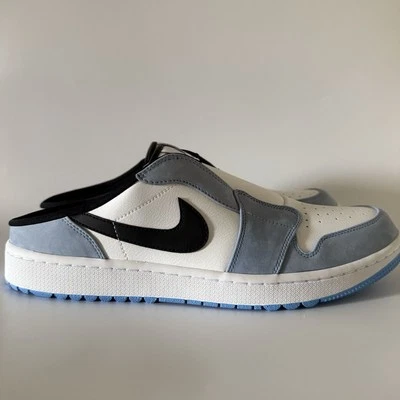 Zapatos de golf Air Jordan 1 para hombre 14 Mule de cuero sin cordones azul universitario FJ1214-400 Foto 1 de 4