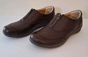 Earth Fannie Reißverschluss Leder Halbschuhe Damengröße 9,5M - Bild 1 von 9