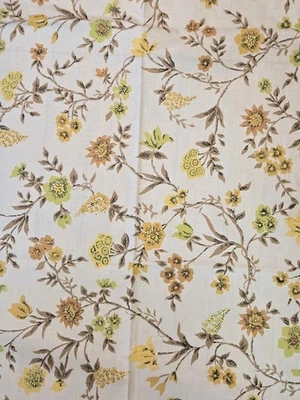 Tela Serigrafiada Thibaut Laurie Otoño Floral 3 Yardas Dogwood Browns Foto 1 de 4