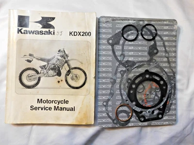 Moose Racing Gasket Set Kawasaki KDX200 1995-2006 M808442 New & Used Manual Foto 1 de 4
