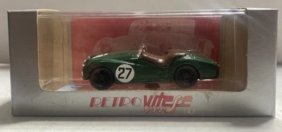Retro Vitesse Models #242 - TRIUMPH TR3A 1959 LE MANS #27 - Diecast Green NOS - Image 1 of 4
