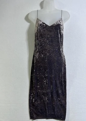 Mini Vestido Vintage Charlotte Russe Marrón Azul Gótico Y2k Terciopelo Elástico M Hoco Foto 1 de 4