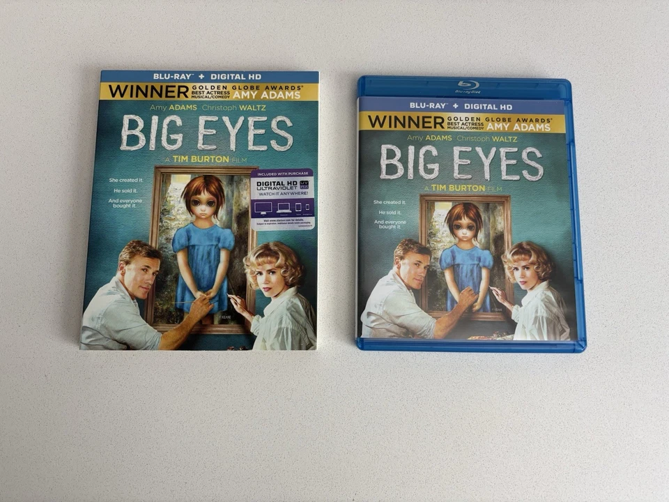 Blu-ray с большими глазами и чехлом БЕЗ ЦИФРОВОГО - фильм Тима Бертона - Изображение 1 из 4
