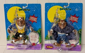Nuevo de Lote Antiguo 2 Figuras de Acción Just Toys Beast Bend-ems Disney La Bella y la Bestia 250737G - Imagen 1 de 15