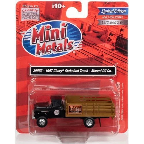 Классический металлический кол 1/87 HO Chevy TruckMarvel Oil Co. 30662 - Изображение 1 из 1