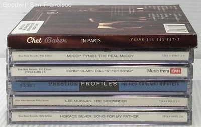 Reseller Lot of 6 Bop & Hard Bop CDs Clark Tyner Coltrane Silver Morgan Baker Foto 1 de 4