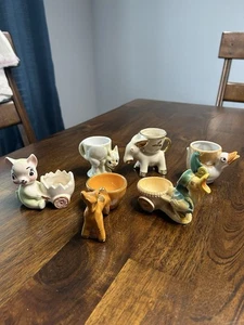 Lot Of 6 Vintage Egg Cups  - Picture 1 of 3