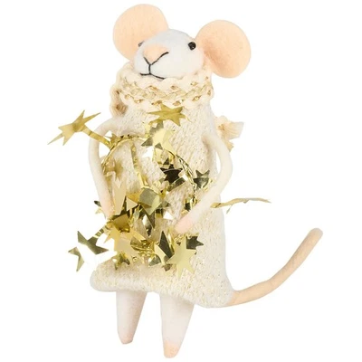 Primitives by Kathy Holiday Star Mouse Ornament Felt Critter Christmas Gift