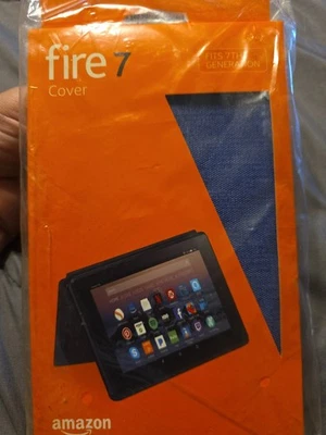 Funda Amazon para Tablet Fire 7 7ª Generación Azul Nueva en Paquete Foto 1 de 3