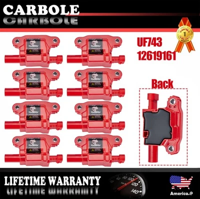 HIGH PERFORMANCE 8 Ignition Coil for 2015-2018 Chevy GMC Yukon 5.3 6.2L 12619161 - Image 1 of 4