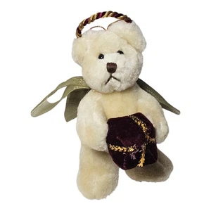 Russ Berrie & Co. Angel Bear Christmas Ornament 5" Holiday Collectible - Picture 1 of 5