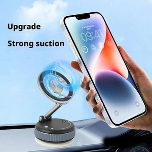 Vacuum Adsorption Magnetic Bracket Suction Car Phone 360° Rotation D3P7 H W9C3 - Picture 1 of 14