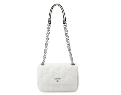 NINE WEST Rue faux-leather women's convertible shoulder crossbody bag -White - Image 1 of 4
