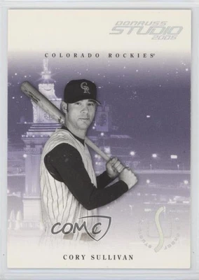 2005 Donruss Studio Proofs Silver /100 Cory Sullivan #98 - Image 1 of 2