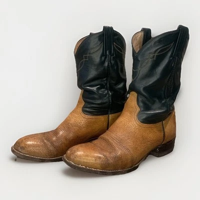 Tony Lama Hombres 8.5 D Botas de Vaquero de Cuero Verde Tostado Estilo 2025 Hechas en EE. UU. Foto 1 de 4