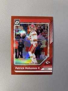 Patrick Mahomes II 2024 Panini Donruss Optic Football Red Prizm #/125 KC - Picture 1 of 4