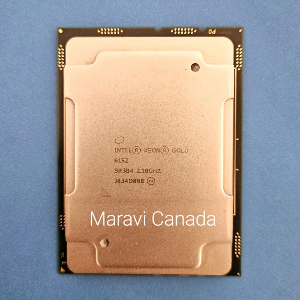 SR3B4 Intel Xeon Gold 6152 22-Core 2.1GHz 30.25MB 140W LGA3647 CPU Processor A+ - Image 1 of 1