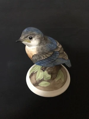 Estatuilla de pájaro azul bebé Bohemian Birds  Foto 1 de 4