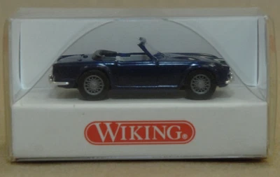 Wiking 081501 Triumph TR 4 Blu HO 1:87 NUOVO - Immagine 1 di 2