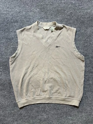 Chaleco Suéter Hombre Reebok Tostado Talla XL Foto 1 de 4