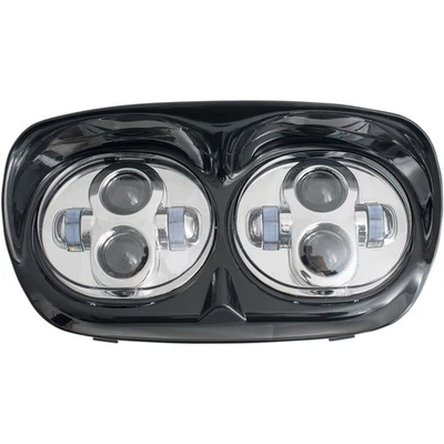 Conjunto de faros LED para Harley-Davidson Road Glide - Cromo LED-145C Foto 1 de 3