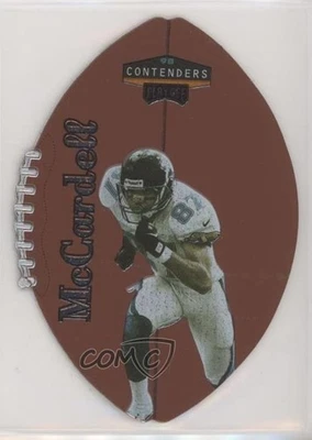 1998 Playoff Contenders Leather Footballs Silver Keenan McCardell #41 - Image 1 of 2