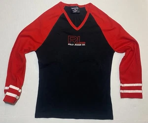 Women’s Polo Jeans Ralph Lauren Vintage 3/4 Sleeve Shirt Small - Picture 1 of 7