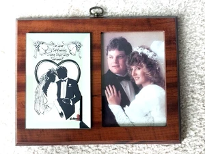 Wedding Pic Plaque - 4X6 pic - Picture 1 of 4