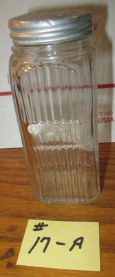 HOOSIER CABINET ORIGINAL SQUARE SPICE JAR   LOT # 17-A - Image 1 of 4