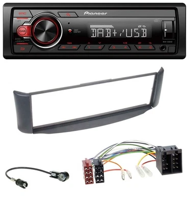 Pioneer MP3 1DIN DAB USB AUX Autoradio für Smart ForTwo 450 grau ohne Metallscha - Bild 1 von 4
